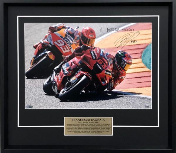 Pecco Bagnaia Ducati MotoGP Victory memorabilia
