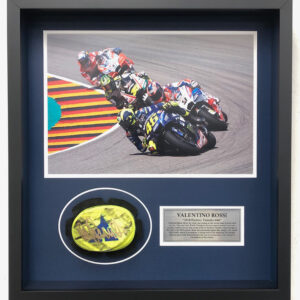 Valentino Rossi Yamaha MotoGP Worn Knee Slider memorabilia
