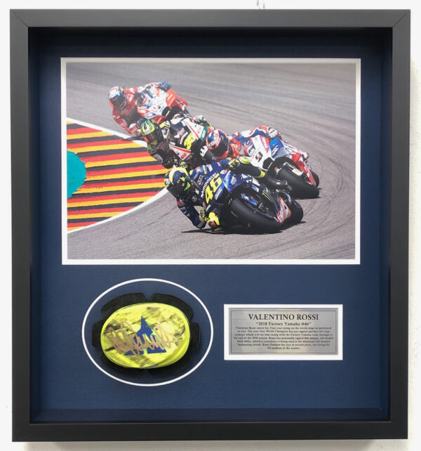 Valentino Rossi Yamaha MotoGP Worn Knee Slider memorabilia