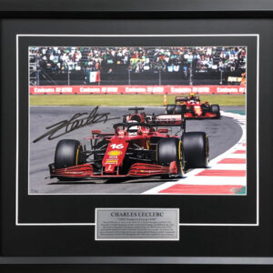 Charles Leclerc Ferrari signed memorabilia