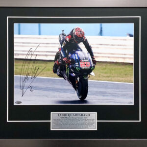 Fabio Quartararo signed and framed Motogp Yamaha memorabilia