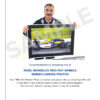Nigel Mansell Signed Hot Wheels Canvas F1 Memorabilia