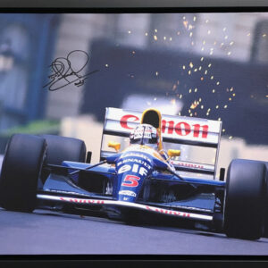 Nigel Mansell Signed Williams F1 memorabilia