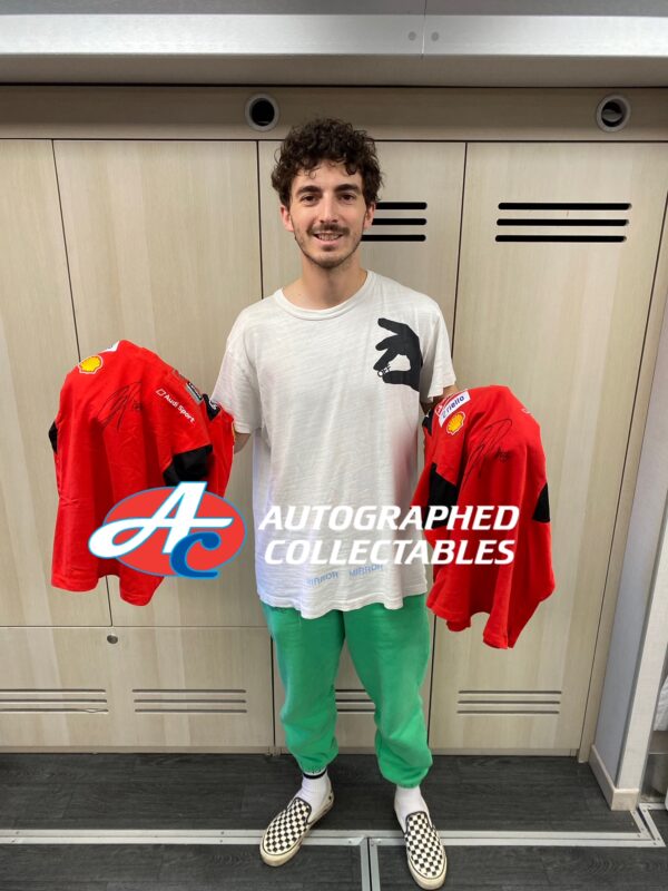 Pecco Bagnaia signed shirt Ducati MotoGP