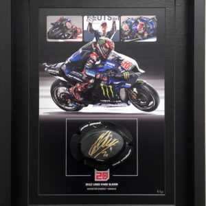 Fabio Quartararo signed MotoGP Yamaha knee slider