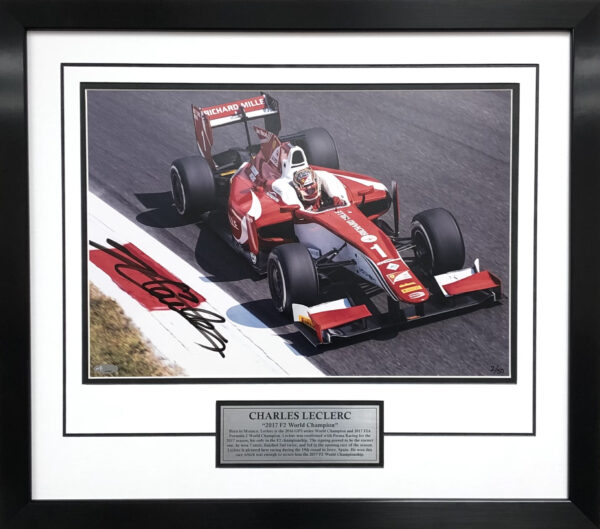 Charles Leclerc signed F1 memorabilia F2