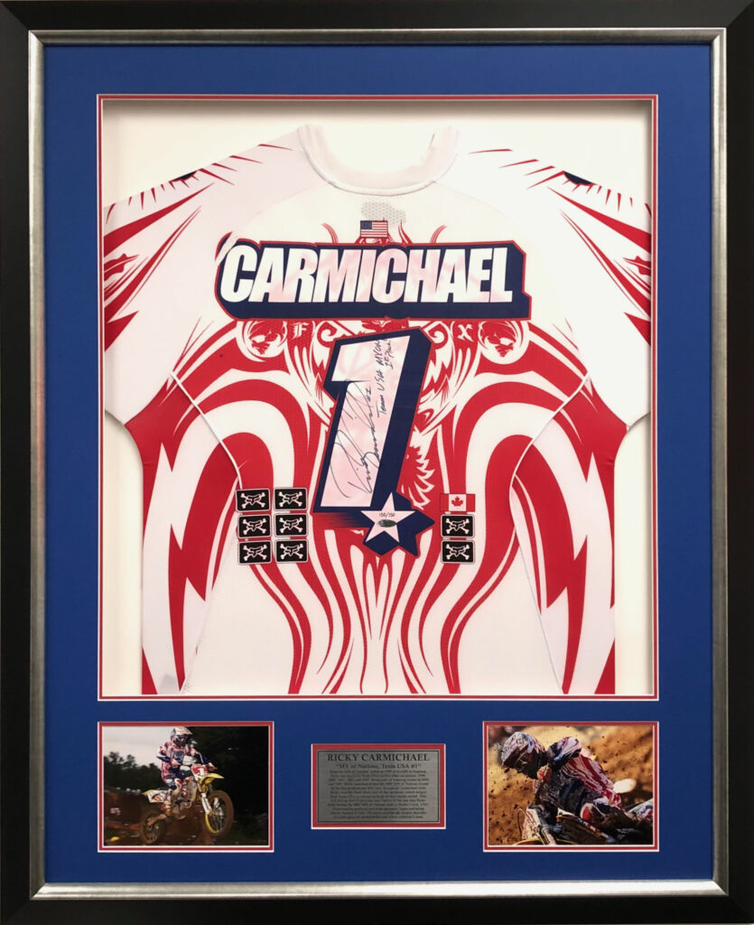 Vintage AUTOGRAPHED Ricky Carmichael 2002 store Supercross Champion Tee-Shirt