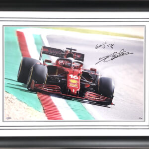 Charles Leclerc Ferrari signed memorabilia F1