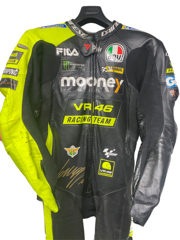 Luca Marini Ducati MotoGP worn leathers signed memorabilia