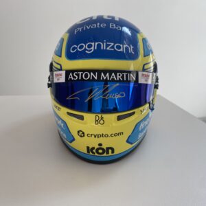 Fernando Alonso 2023 signed helmet F1 memorabilia Bell