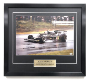 Mario Andretti Signed F1 memorabilia JPS