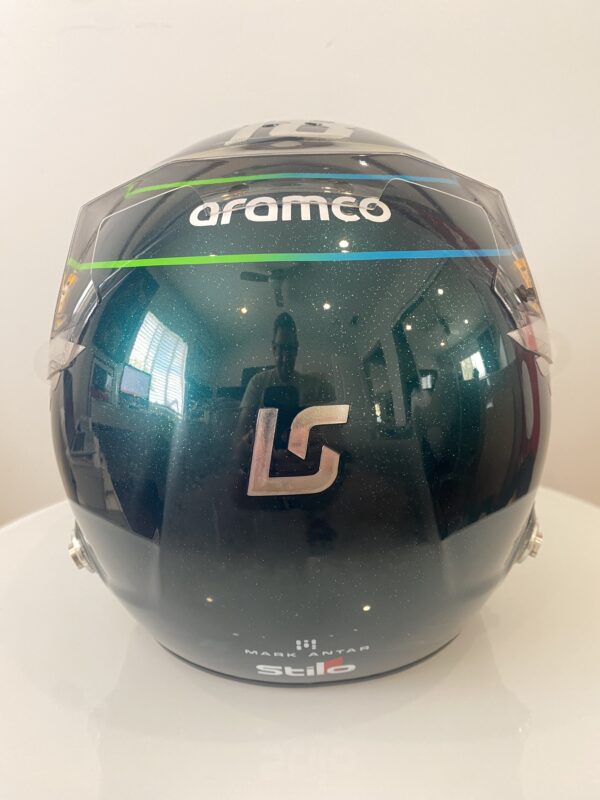 Lance Stroll 2023 Signed Bahrain Worn Helmet F1 Memorabilia