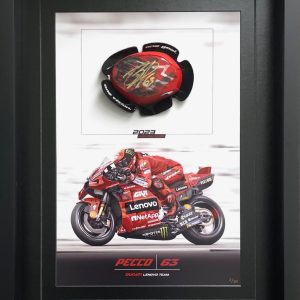 Pecco Bagnaia Ducati MotoGP Memorabilia Knee slider