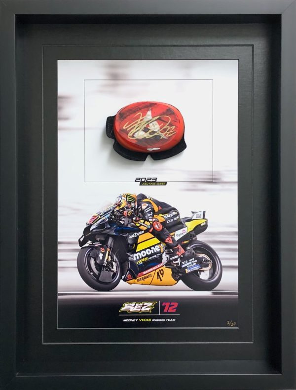 Marco Bezzecchi Knee Slider MotoGP memorabilia VR46