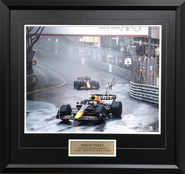 Sergio Perez signed F1 Red Bull memorabilia