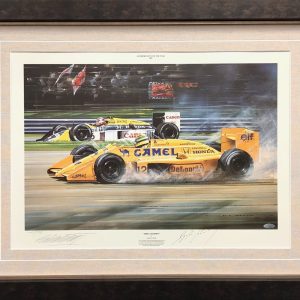 Ayrton senna signed F1 memorabilia
