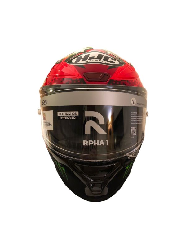 Fabio Quartararo 2023 Signed helmet HJC Yamaha