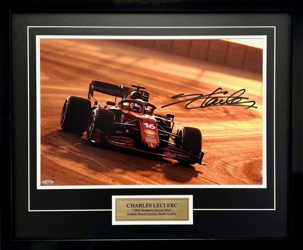 Charles Leclerc 2021 Jeddah Sunset #16 - Autographed Collectables