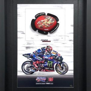 Fabio Quartararo 2023 signed Yamaha MotoGP Knee Slider
