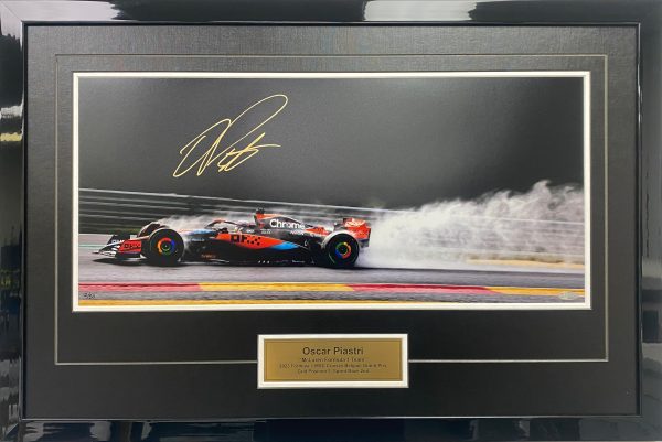 Oscar Piastri signed McLaren F1 memorabilia