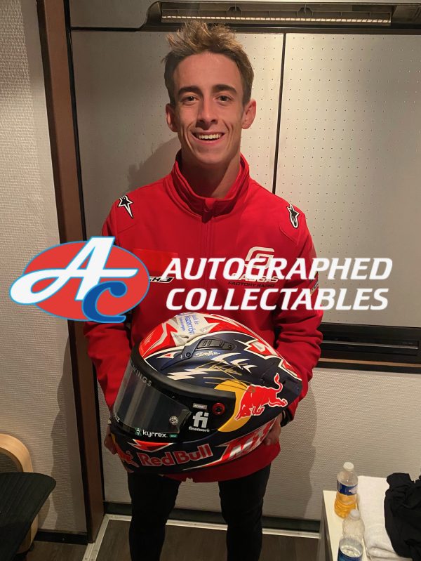 Pedro Acosta signed MotoGP memorabilia Worn Helmet
