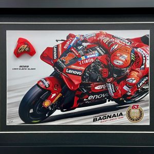 Pecco Bagnaia Ducati MotoGP memorabilia signed
