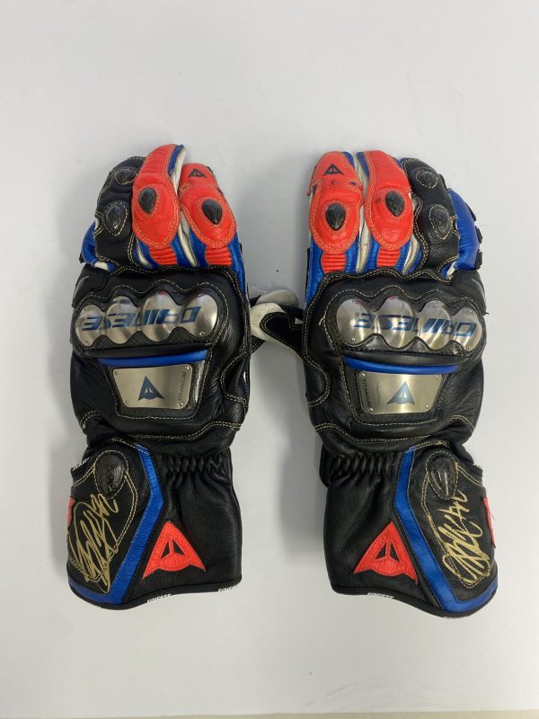 Marco Bezzecchi 2020 Worn Gloves signed MotoGP VR46
