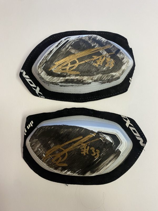 Brad Binder KTM Knee Sliders MotoGP memorabilia signed
