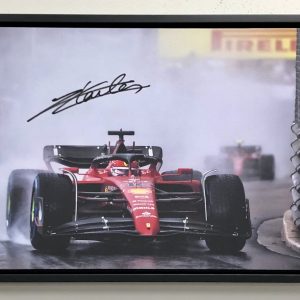 Charles Leclerc 2022 Monaco F1 signed Ferrari memorabilia
