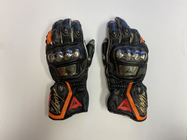 Luca Marini 2023 Dainese Gloves Signed MotoGP Memorabilia
