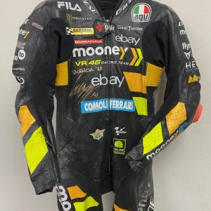 Luca Marini 2023 Ducati VR46 MotoGP Worn Dainese Leathers