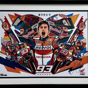 Marc Marquez MotoGP HRC signed memorabilia Repsol