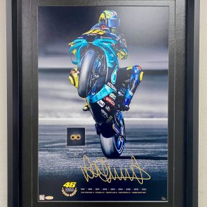 Valentino Rossi MotoGP Signed memorabilia Yamaha