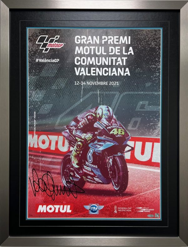 Valentino Rossi MotoGP signed Yamaha memorabilia