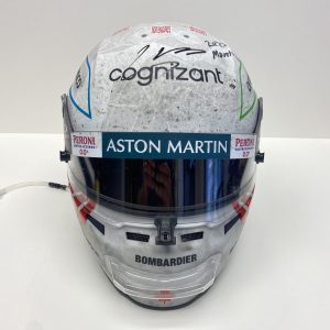 Lance Stroll F1 Montreal race helmet memorabilia