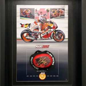 Marc Marquez 2014 Knee Slider Signed MotoGP repsol honda