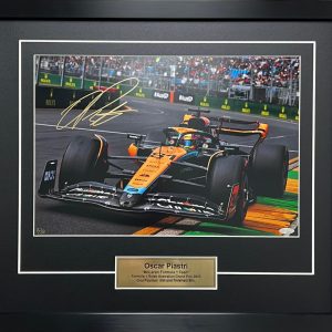 Oscar Piastri McLaren signed F1 Photo