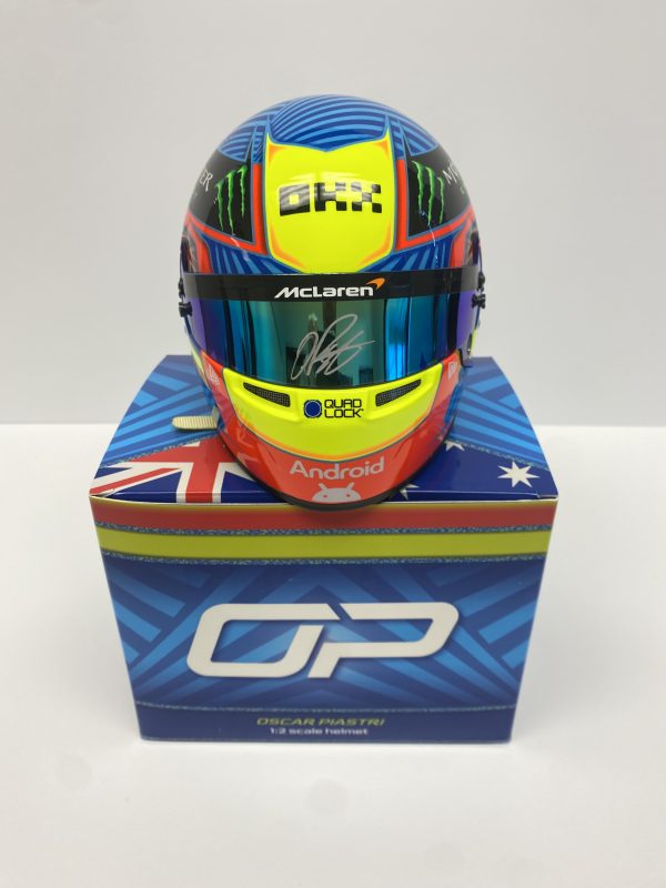 Oscar Piastri signed helmet