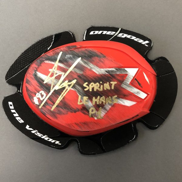 Marc Marquez 2025 Used Le Mans P1 Sprint Race Knee Slider - Image 3