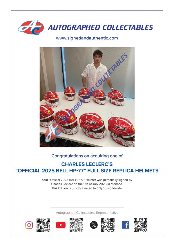 leclerc authenticity full size helmets