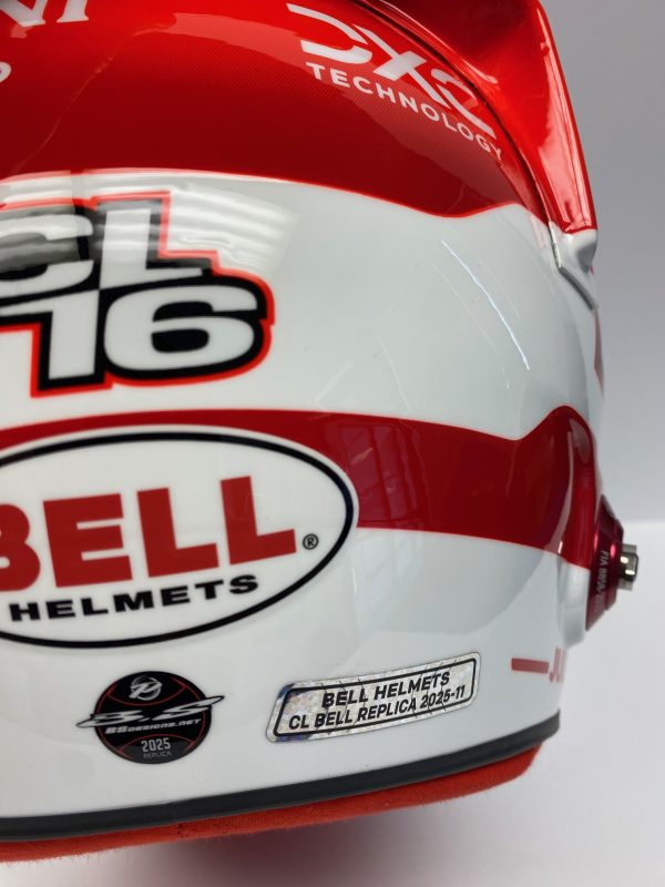 Charles Leclerc 2025 Official Bell HP77 Helmet - Image 9