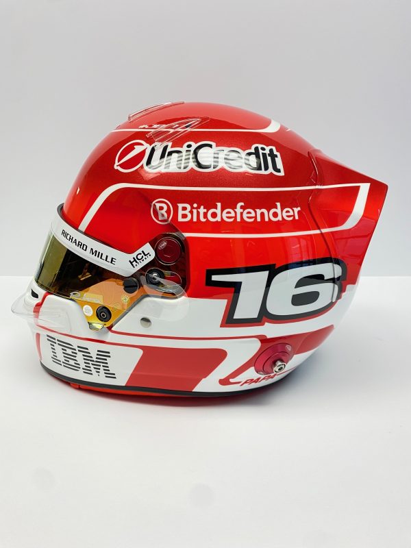 Charles Leclerc 2025 Official Bell HP77 Helmet - Image 5