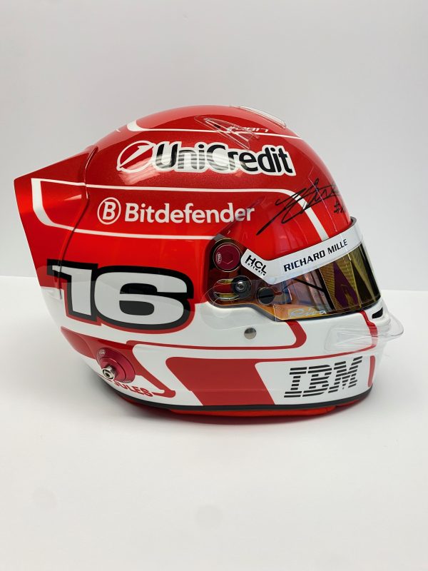 Charles Leclerc 2025 Official Bell HP77 Helmet - Image 2