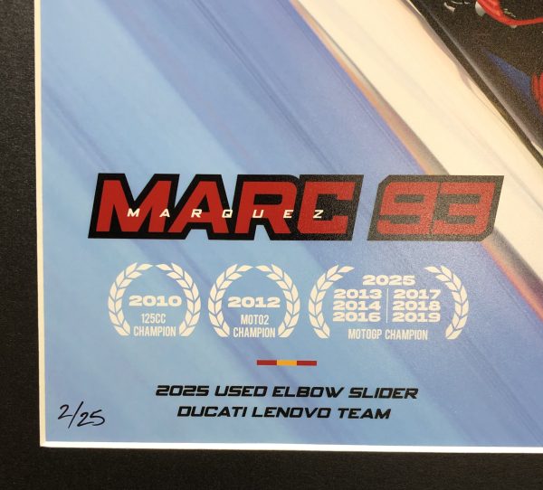 Marc Marquez 2025 Used Elbow Sliders - Image 4