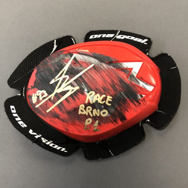 Marc Marquez 2025 Used Brno P1 Right Race Knee Slider - Image 3