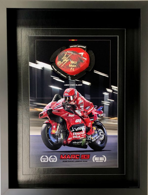 Marquez 2025 Brno right race knee slider