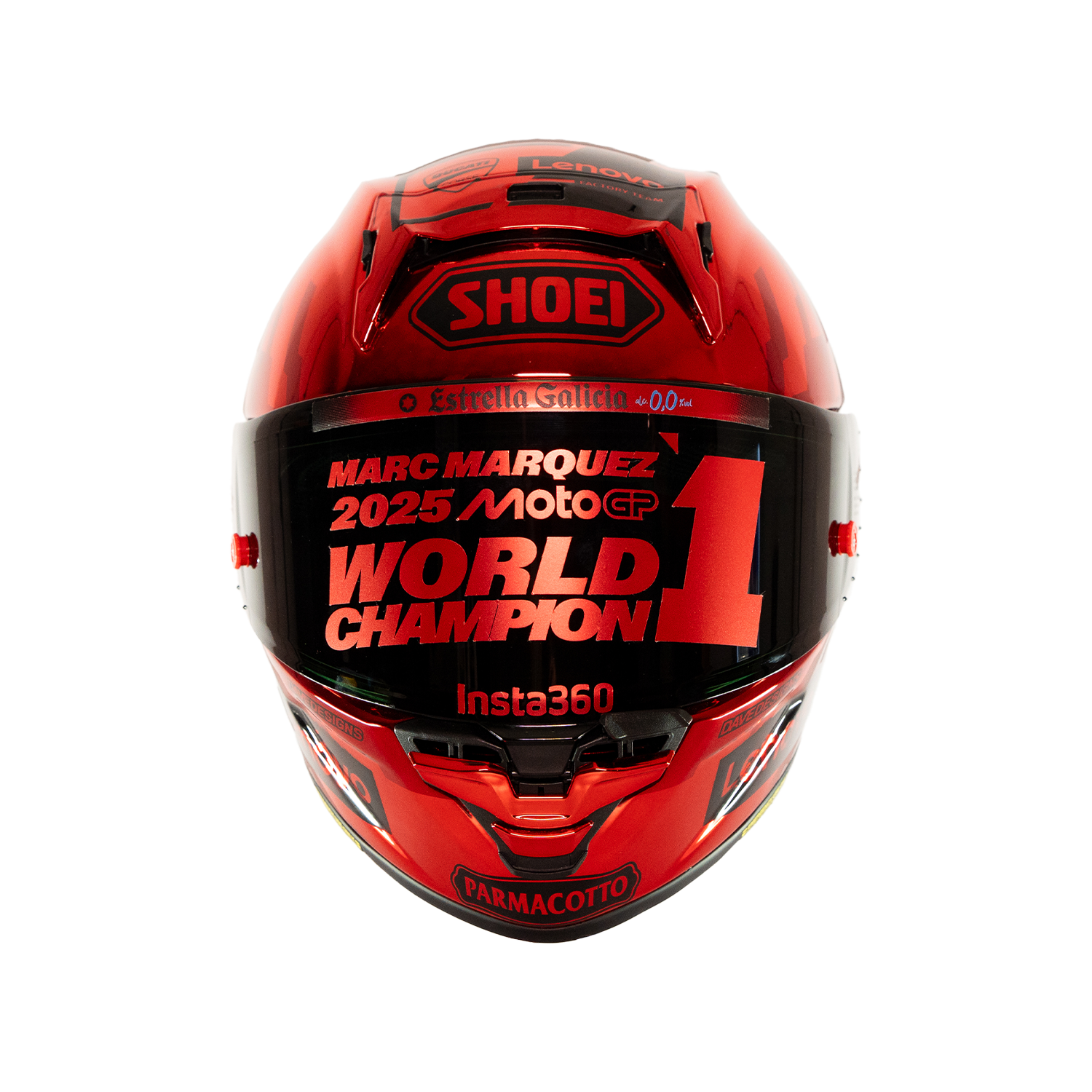 Marc Marquez 2025 World Champion Signed Helmet - Image 7