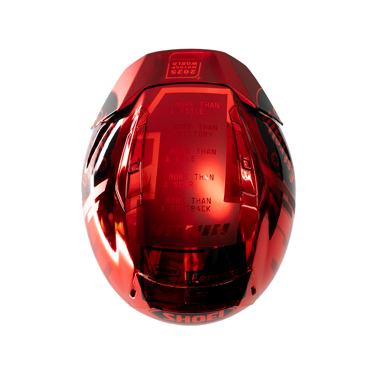 Marc Marquez 2025 World Champion Signed Helmet - Image 15