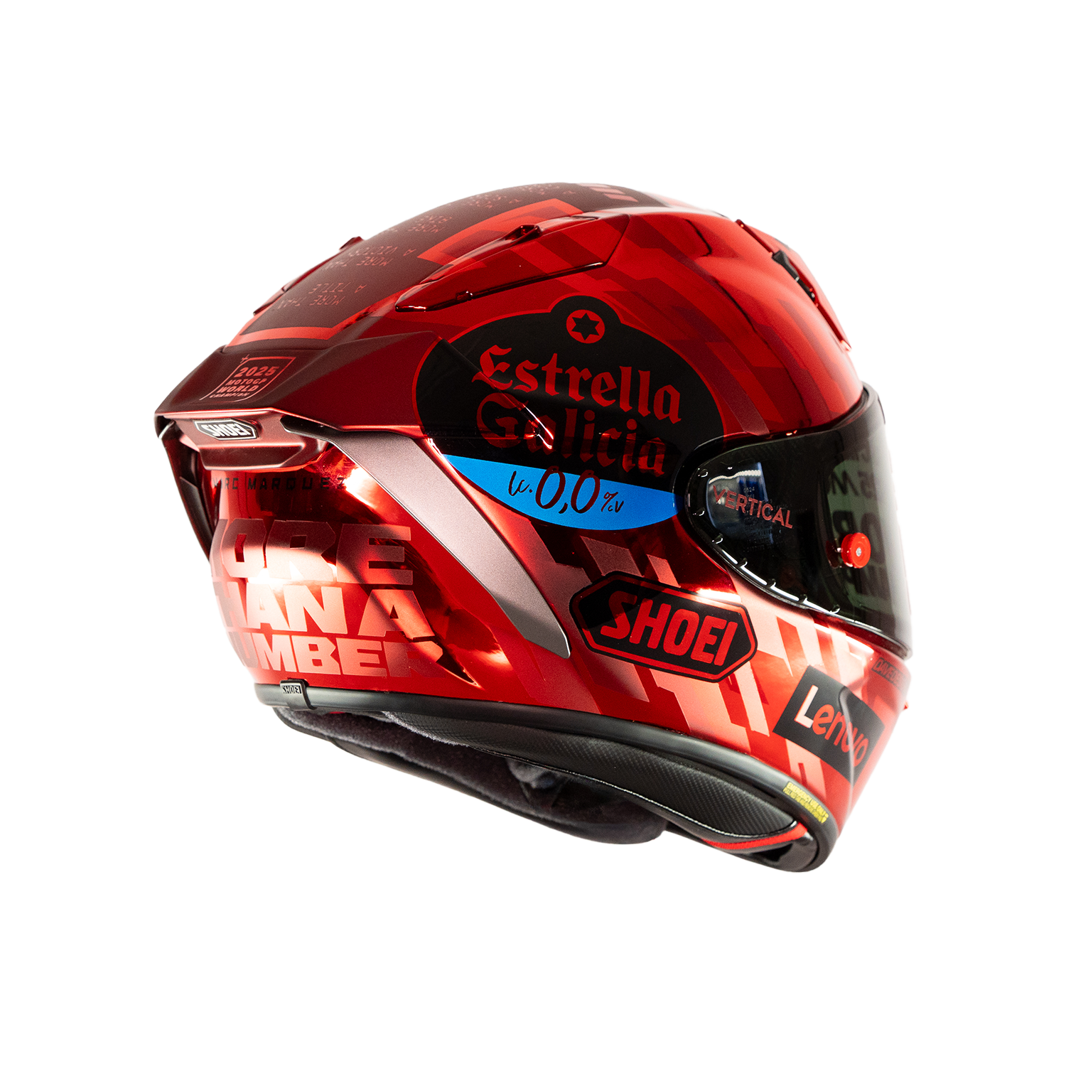 Marc Marquez 2025 World Champion Signed Helmet - Image 9