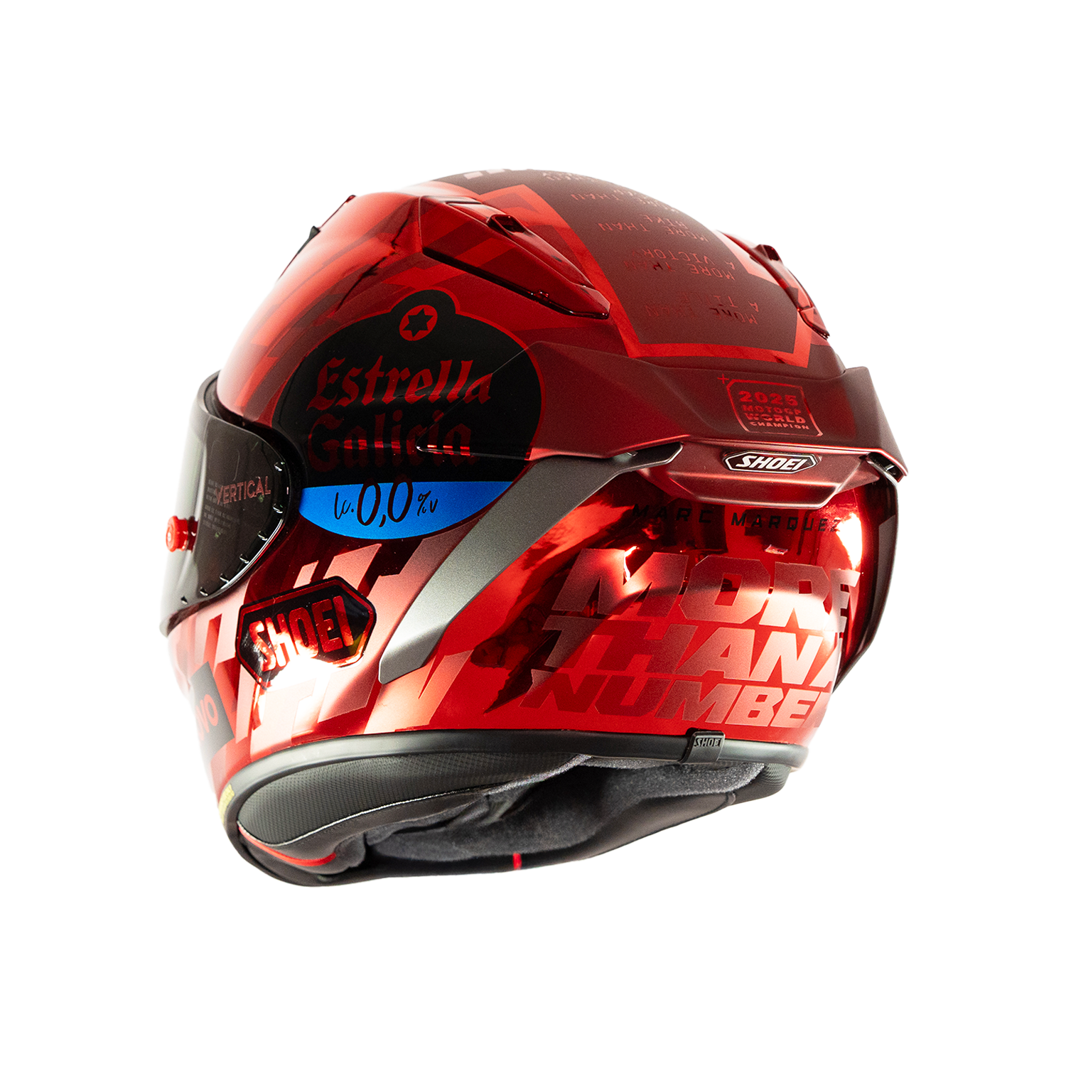 Marc Marquez 2025 World Champion Signed Helmet - Image 11